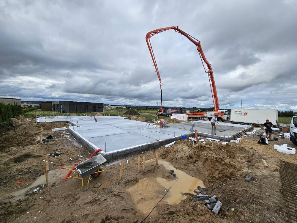 Støbning af fundament